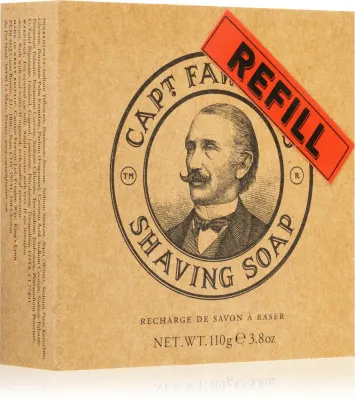 Мыло для бритья Captain Fawcett Shaving Soap Refill сменный блок, для любого типа кожи, 110 г