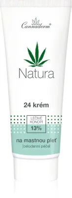 Cannaderm Natura Cream for Oily Skin - Крем для жирной кожи на день и ночь, 75 г