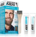 Just for Men Men Moustache & Beard - Краска для бороды для закрытия седины, 1 шт, оттенок M-25 Light Grey — фото 1
