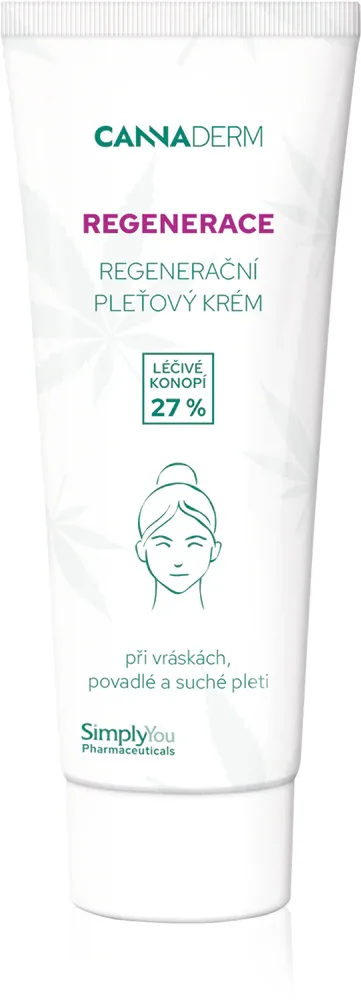 Крем восстанавливающий Cannaderm Regeneration Cream for dry and sensitive skin для сухой и чувствительной кожи, 75 г