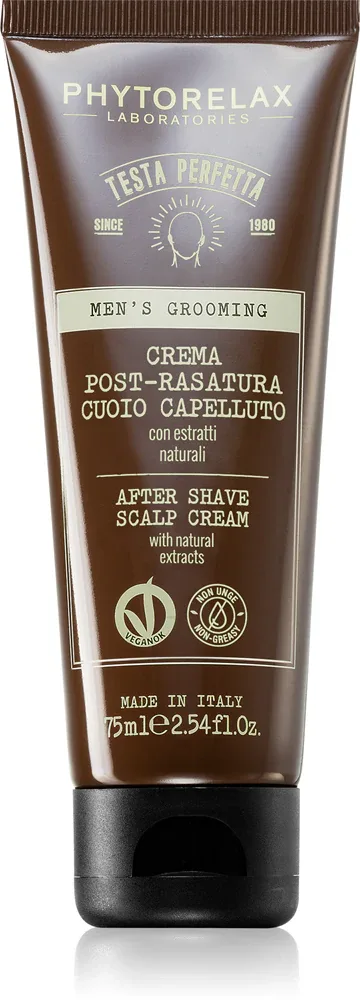 Phytorelax Laboratories Men's Grooming Testa Perfetta - Уход за кожей головы после бритья, 75 мл