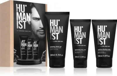 Delia Cosmetics Humanist - Подарочный набор для мужчин, 3 шт