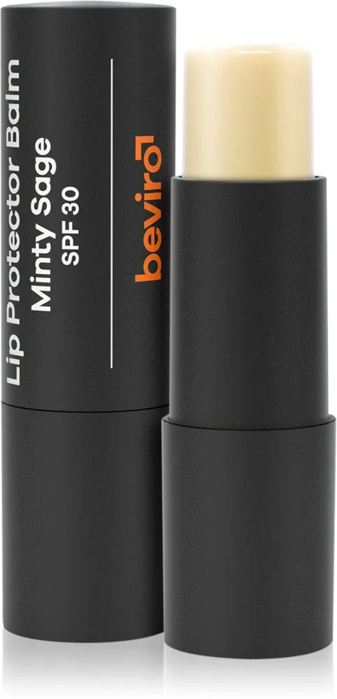 Beviro Lip Protector Balm - Бальзам для губ SPF 30 Minty Sage, 1 шт