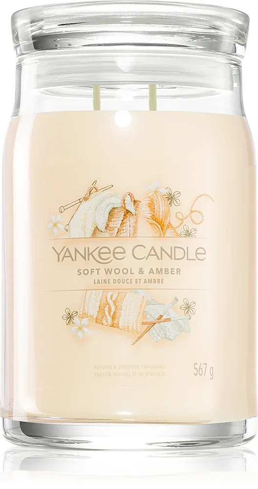 Yankee Candle Soft Wool & Amber - Ароматическая свеча