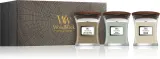 Woodwick Fireside + White Teak + Sand & Driftwood - Подарочный набор ароматов для дома, 3 г — фото 1
