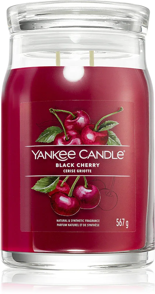 Yankee Candle Black Cherry - Ароматическая свеча Signature