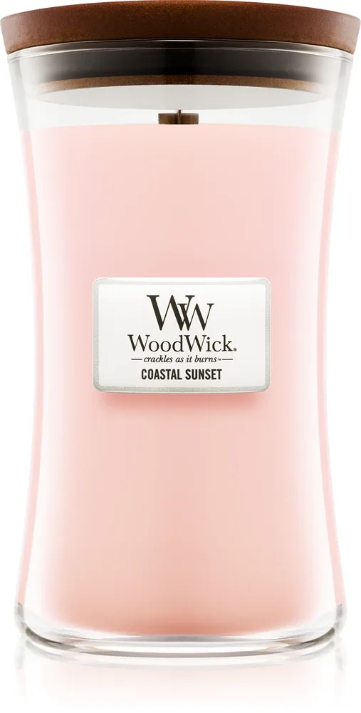 Woodwick Coastal Sunset - Ароматическая свеча с деревянным фитилем