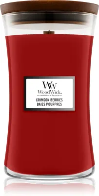 Woodwick Crimson Berries - Ароматическая свеча с деревянным фитилем