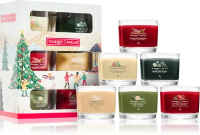 Yankee Candle Christmas Collection 6 Votive Candles - Подарочный набор ", 6 г