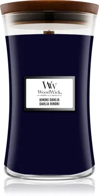Woodwick Hinoki Dahlia - Ароматическая свеча