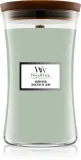 Woodwick Warm Wool - Ароматическая свеча с деревянным фитилем — фото 1