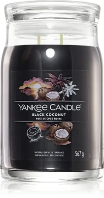 Yankee Candle Black Coconut - Ароматическая свеча Signature
