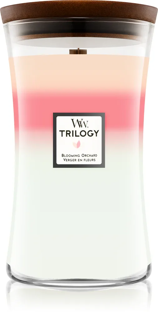 Woodwick Trilogy Blooming Orchard - Ароматическая свеча
