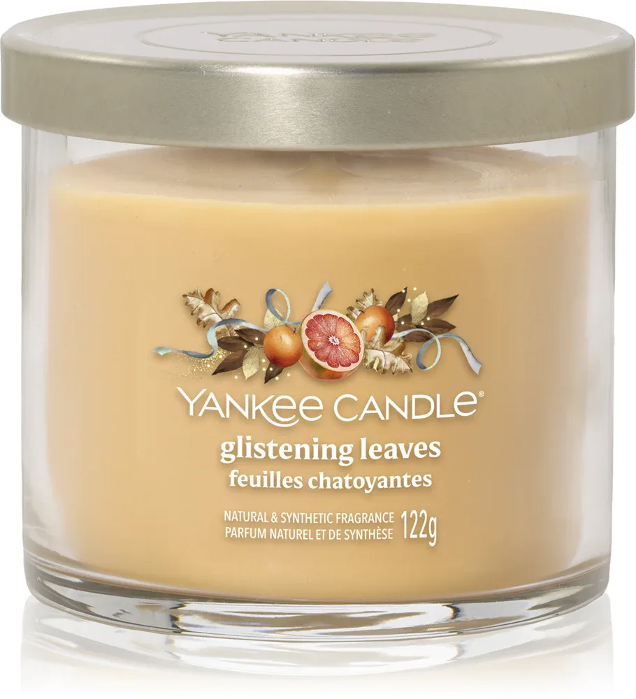 Yankee Candle Glistening Leaves - Ароматическая свеча Signature Signature, 122 г