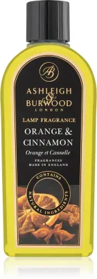 Ashleigh & Burwood London Lamp Fragrance Orange & Cinnamon - Наполнитель для каталитической лампы Ashleigh Burwood London Lamp Fragrance Orange Cinnamon цитрусовый, пряный, сменный, 500 мл, 500 мл