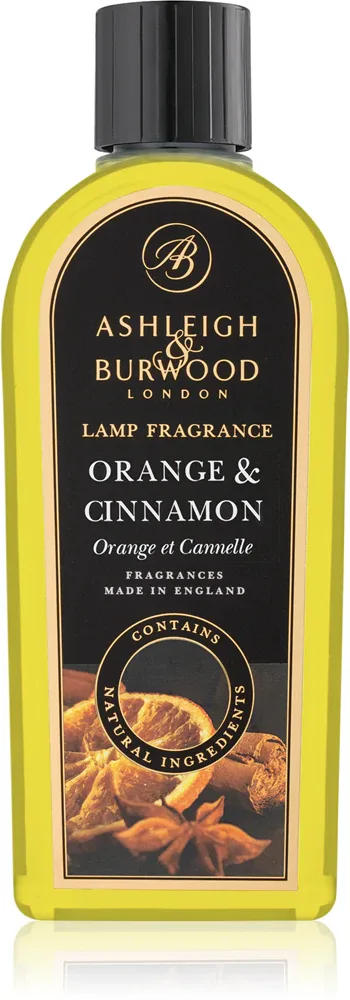 Ashleigh & Burwood London Lamp Fragrance Orange & Cinnamon - Наполнитель для каталитической лампы Ashleigh Burwood London Lamp Fragrance Orange Cinnamon цитрусовый, пряный, сменный, 500 мл, 500 мл