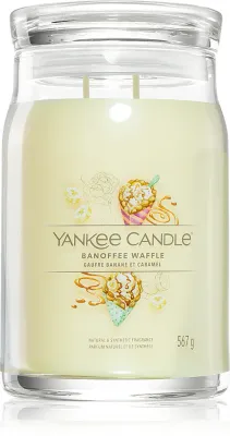 Yankee Candle Banoffee Waffle - Ароматическая свеча Signature Signature, 567 г