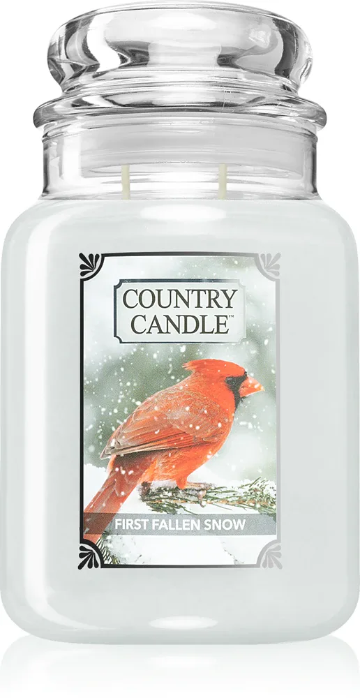 Country Candle First Fallen Snow - Ароматическая свеча, 680 г