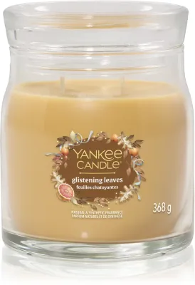 Yankee Candle Glistening Leaves - Ароматическая свеча Signature