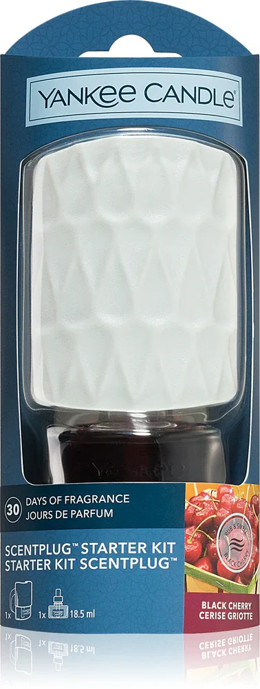 Yankee Candle Black Cherry - В контексте геля для душа: электрический диффузор + наполнение, 1 шт