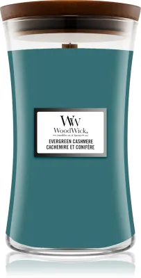 Woodwick Evergreen Cashmere - Ароматическая свеча