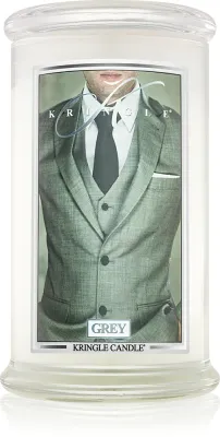 Kringle Candle Grey - Ароматическая свеча, 624 г