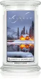 Kringle Candle Blankets & Snowflakes - Ароматическая свеча "швечка запахова", 624 г — фото 1
