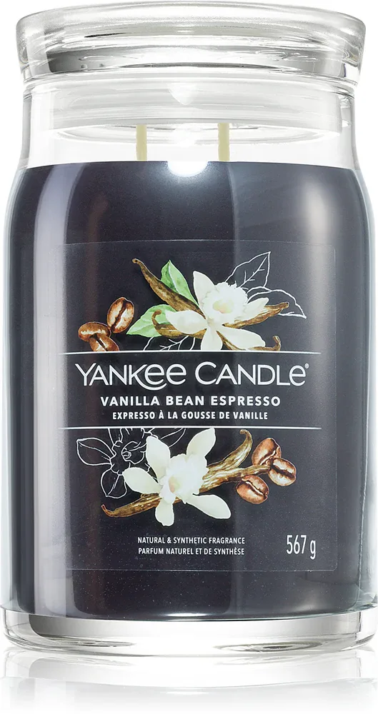 Yankee Candle Vanilla Bean Espresso - Ароматическая свеча Signature Signature, 567 г