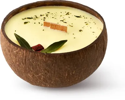 Tropicandle Lime & Mango - Ароматическая свеча с деревянным фитилем с деревянным фитилем, 350 мл