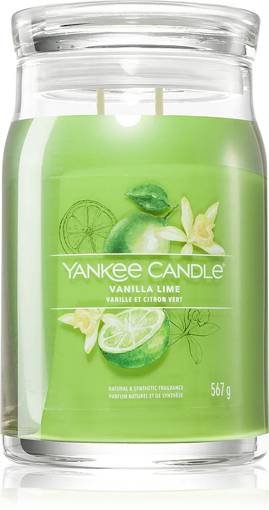 Yankee Candle Vanilla Lime - Ароматическая свеча Signature