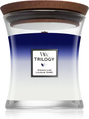 Woodwick Trilogy Evening Luxe - Ароматическая свеча, 275 г