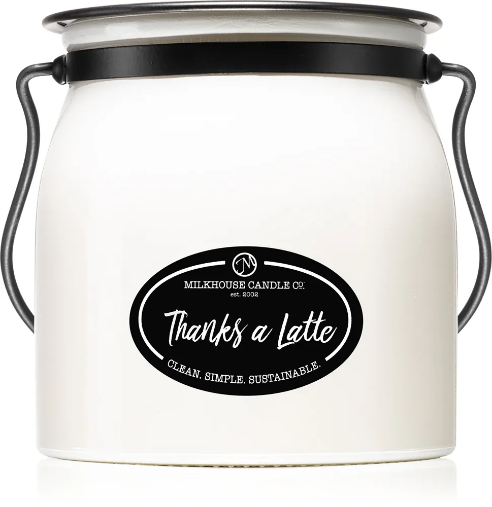 Milkhouse Candle Co. Creamery Thanks A Latte - Ароматическая свеча Butter Jar