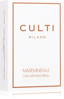 Сменный блок ароматизатора для автомобиля Culti Milano Car Mareminerale со свежим ароматом, 57 см