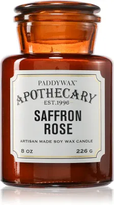 Paddywax Apothecary Saffron Rose - Ароматическая свеча, 226 г