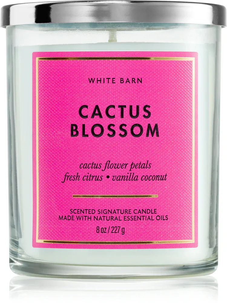Bath & Body Works Cactus Blossom - Ароматическая свеча, 227 г