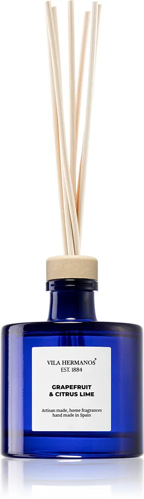 Vila Hermanos Apothecary Cobalt Blue Grapefruit & Citrus Lime - Диффузор аромата, 100 мл