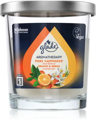 GLADE Aromatherapy Pure Happiness - Ароматическая свеча "швечка запахова", 170 г