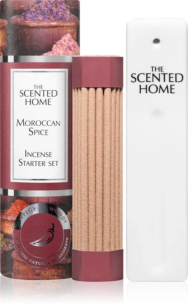 Ashleigh & Burwood London Moroccan Spice - Ароматические палочки Ashleigh Burwood London Moroccan Spice с подставкой, древесно-пряный аромат, 1 шт, 1 шт