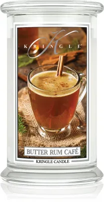 Kringle Candle Butter Rum Cafe - Ароматическая свеча, 624 г