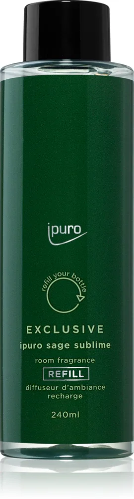 ipuro Exclusive Sage Sublime - Наполнитель для диффузоров, 240 мл