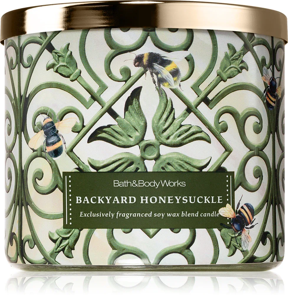 Bath & Body Works Backyard Honeysuckle - Ароматическая свеча