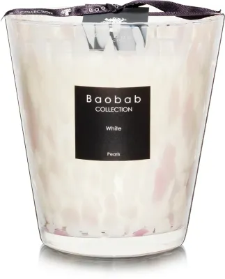 Baobab Collection Pearls White - Ароматическая свеча, 16 см