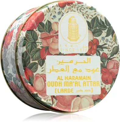 Благовоние Al Haramain Oudh Ma’Al Attar Large древесное, для дома, 50 г