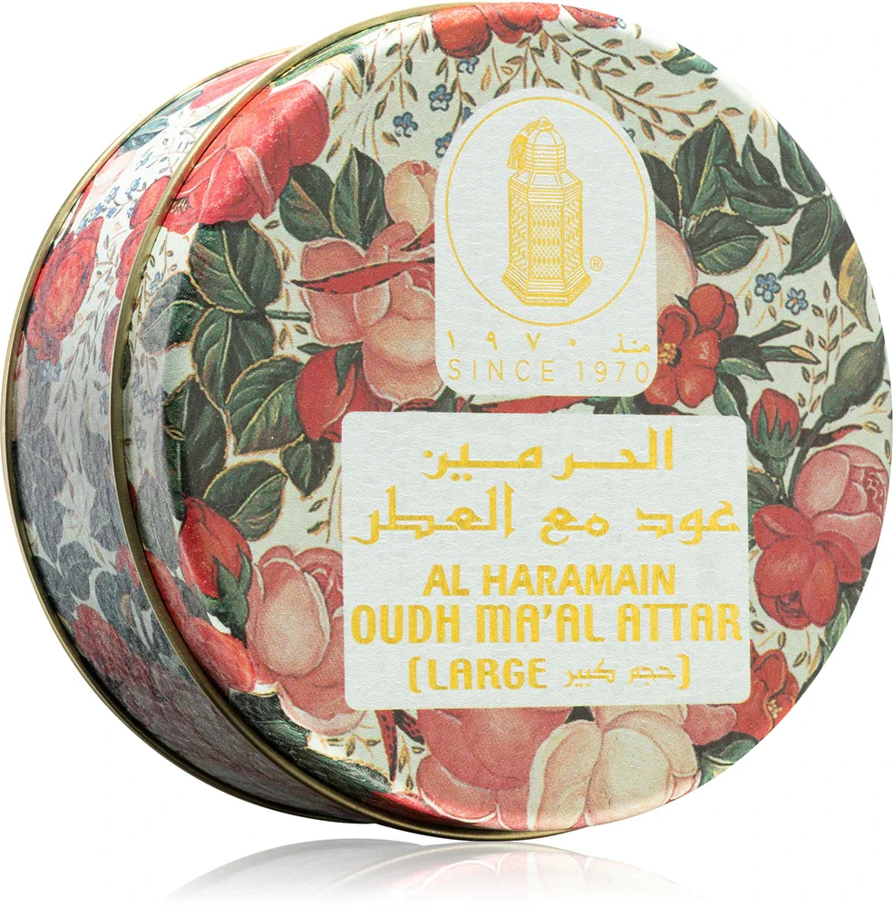 Благовоние Al Haramain Oudh Ma’Al Attar Large древесное, для дома, 50 г