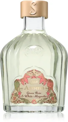 Sabon Green Rose & White Magnolia - Ароматический диффузор с наполнителем, 245 мл