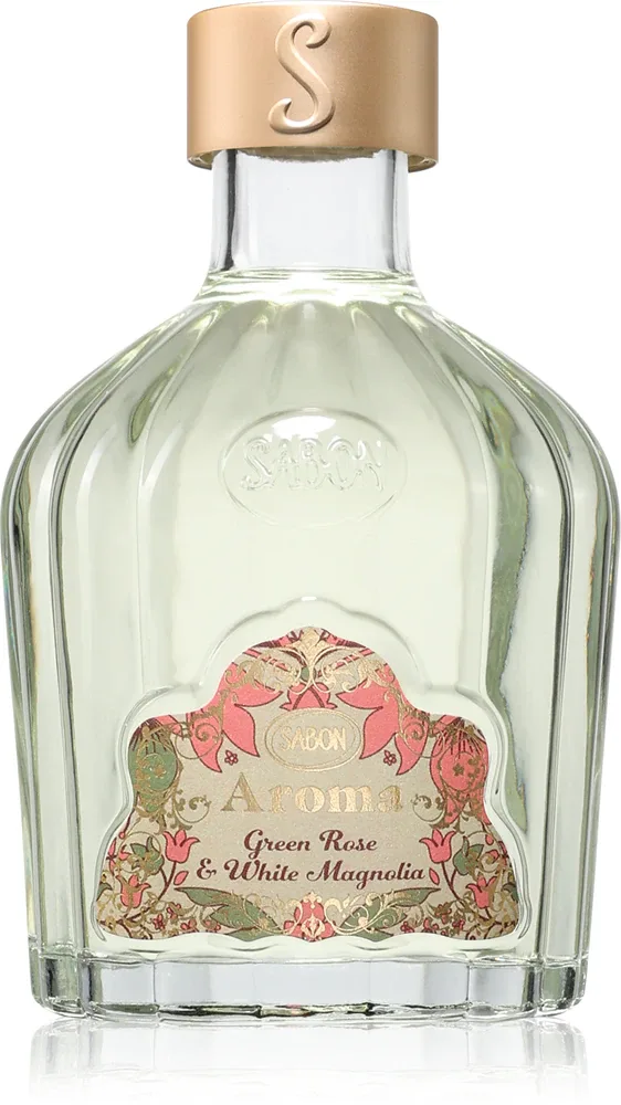 Sabon Green Rose & White Magnolia - Ароматический диффузор с наполнителем, 245 мл