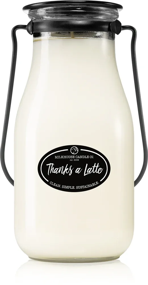 Milkhouse Candle Co. Creamery Thanks A Latte - Ароматическая свеча Milkbottle