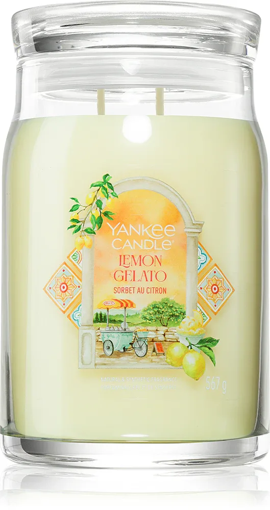 Yankee Candle Lemon Gelato - Ароматическая свеча