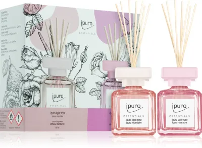 ipuro Essentials Light & Pure Rose - Подарочный набор ароматов для дома, 2 мл