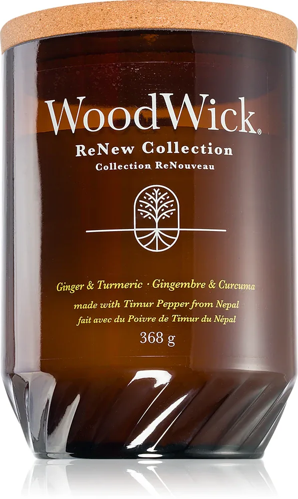 Woodwick Renew Ginger & Tumeric - Ароматическая свеча с деревянным фитилем